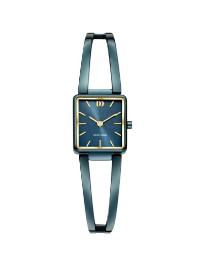 Danish Design 148-Q1304IV72 Women's Blue Steel Watch with Gold Deta