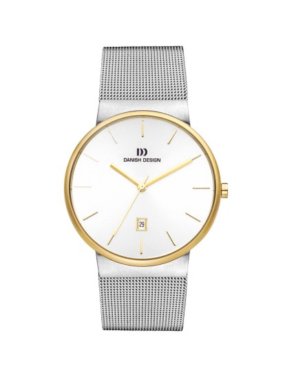 Danish Design 148-Q971IQ65 Men's Stainless Steel Watch with Gold Be
