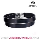 Pulsera Marea Jewel D00103/27 Doble Vuelta Negro