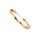 Pulsera de Media Caña Lisa 6 mm en oro de 18k