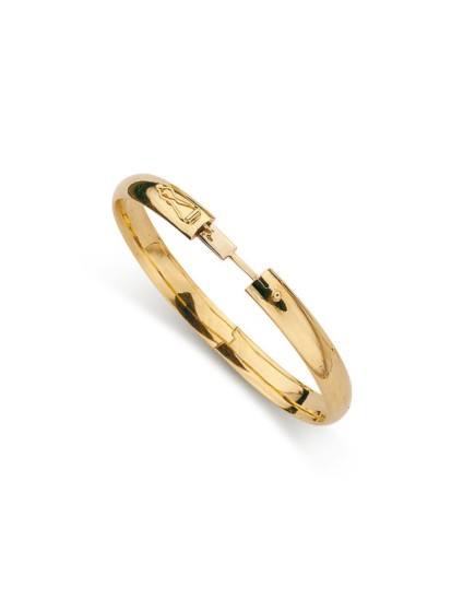Pulsera de Media Caña Lisa Oro 18k - Compra Online