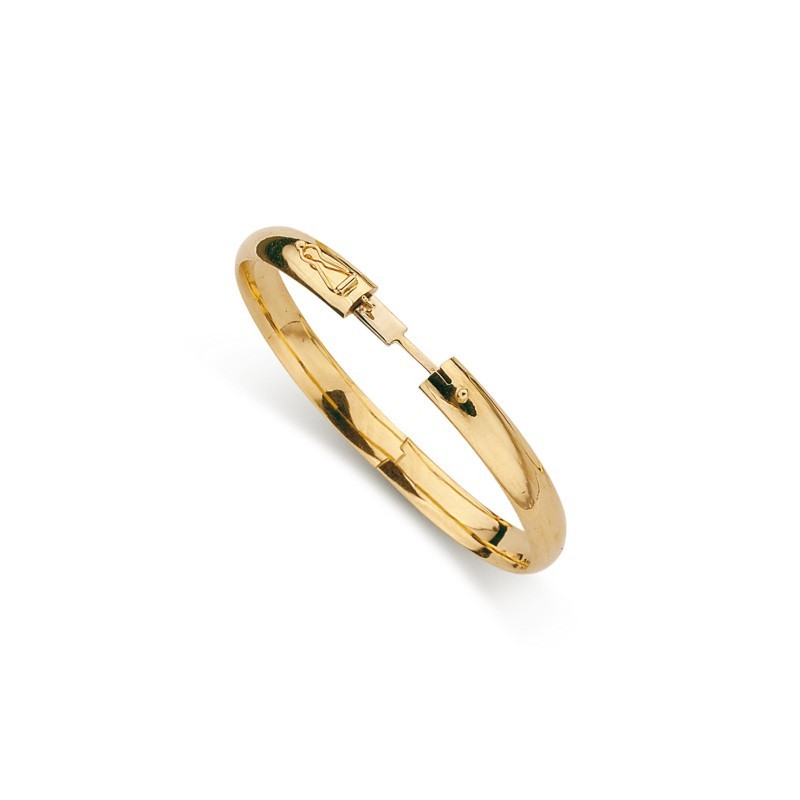 Pulsera de Media Caña Lisa Oro 18k - Compra Online