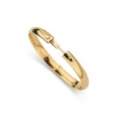 Pulsera de Media Caña Lisa 8 mm en oro de 18k