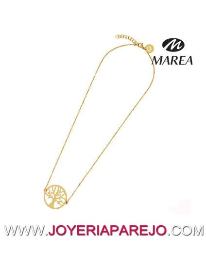 Collar Marea Jewel Mujer Árbol Vida Dorado - ¡Oferta!