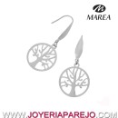 Pendientes Marea Jewel Mujer D00201/15 Árbol Vida Plateado