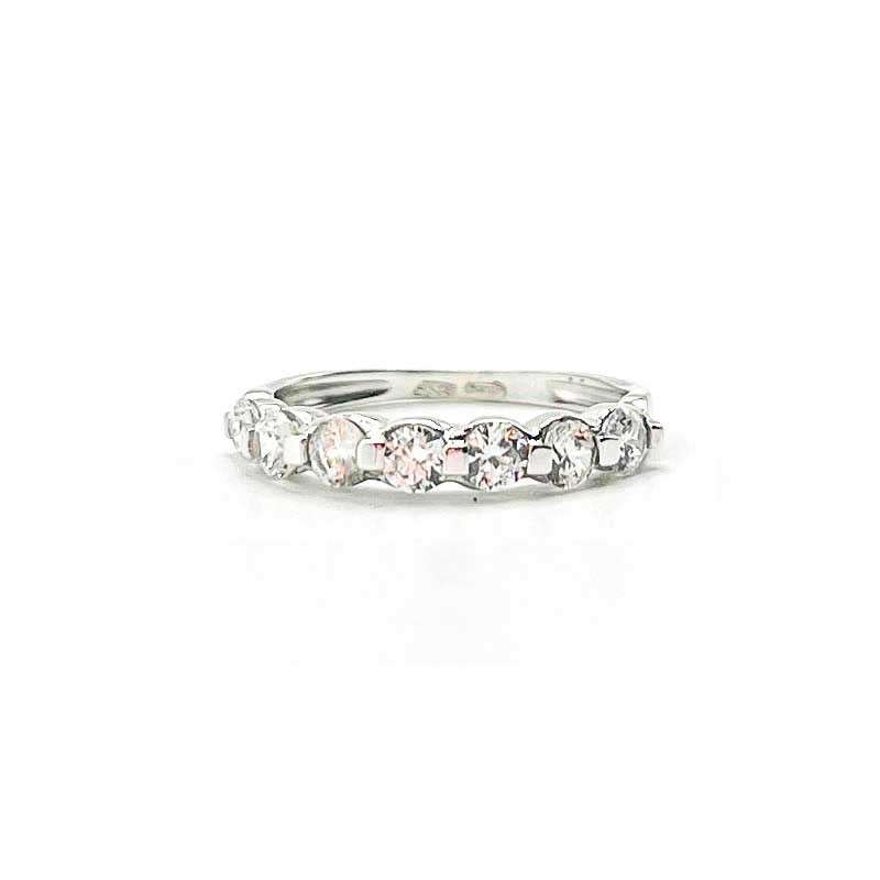 Tipos de Anillos de Compromiso: descubre cuál es perfecto para ti 6 anillo oro blanco 18k circonitas 416 119 mujer