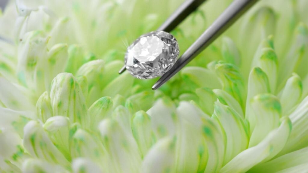 Diamantes naturales: La esencia de la naturaleza en una joya 1 Diamante sostenido con una pinza