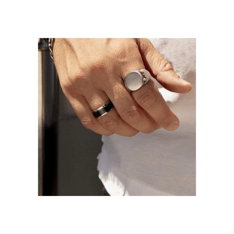 LOTUS STYLE Anello LS2395-3/222 Men Rings Acciaio