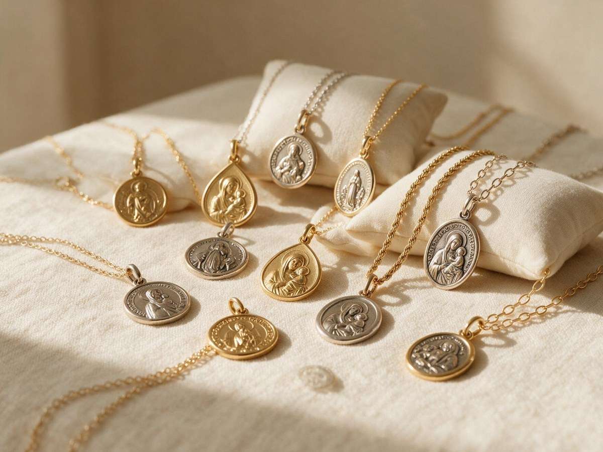 Medallas de la Virgen: cómo elegir material, tamaño y advocación