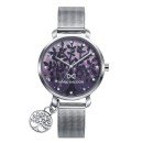 Reloj plateado mujer