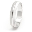 Alianças de casamento em ouro branco