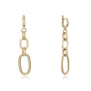 Pendientes largos dorados