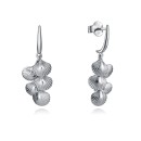 Pendientes largos plata