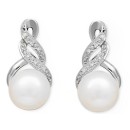 Pendientes perla novia
